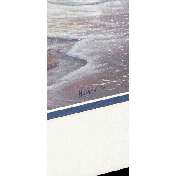 Lighthouse Coastline Framed Art Print By Humphries In Wooden Frame - Picture 3 of 9